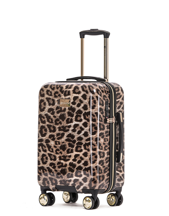 TOSCA Leopard Print Luggage, Leopard Print, Onboard Luggage