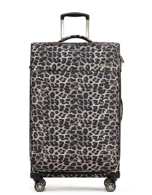 leopard print carry on